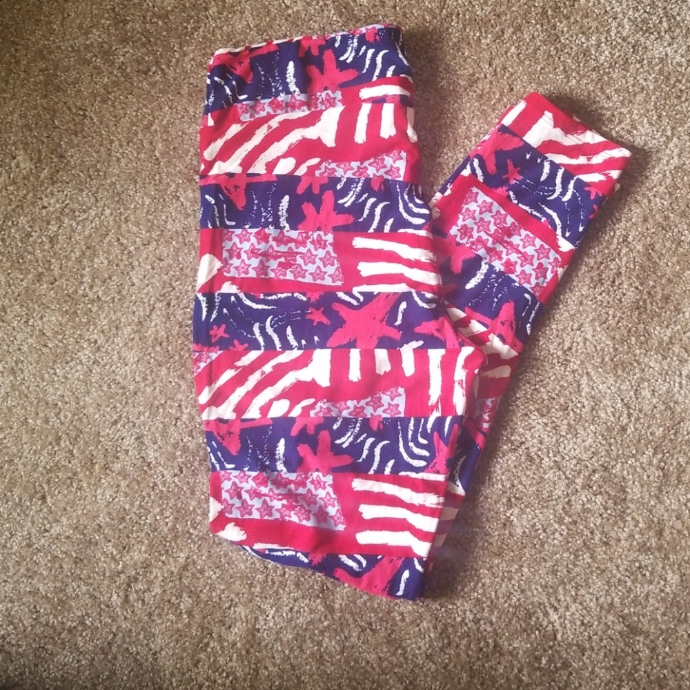 Lularoe Patriotic leggings